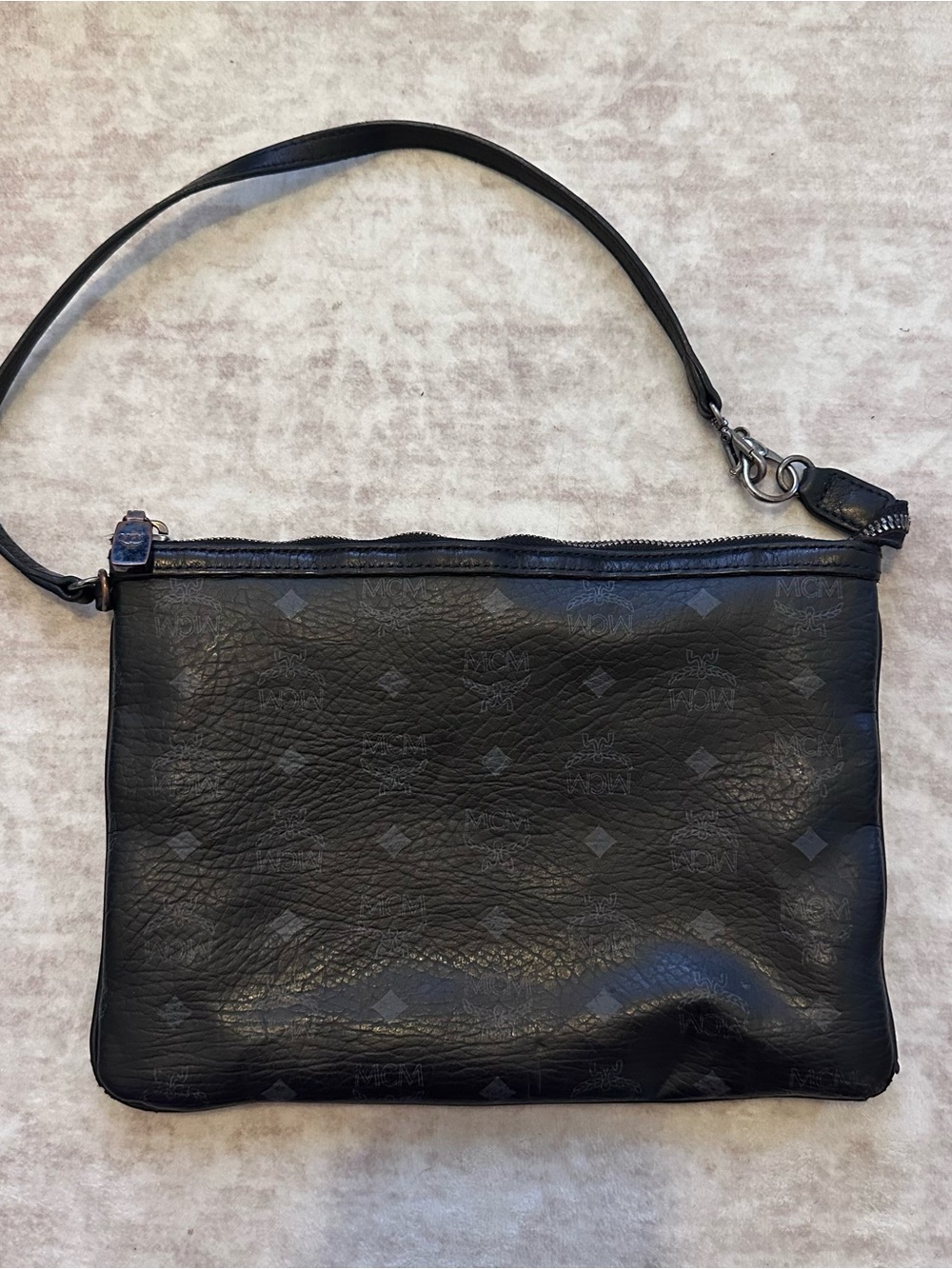 MCM Black Leather Purse